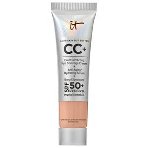 CC+ кремовая тональная основа с полным покрытием и коррекцией цвета, с SPF 50+ IT Cosmetics, 0.4 oz/12 mL, Medium Cool