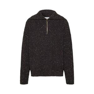 Свитер Maison Margiela Half Zip Sweater, Charcoal