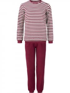 Erwin Müller Пижама из махровой ткани рубинового цвета