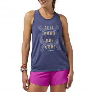 Brooks Женская спортивная майка без рукавов Heather Night Shadow
