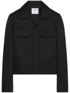 Courrèges куртка-рубашка с карманами, черный