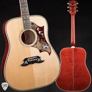 Gibson Гибсон Довы в полете Антикварные Натуральные