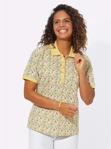 Рубашка-поло с принтом лимона и фуксии WITT WEIDEN