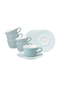 Зелёные кофейные чашки с блюдцами Life Fashion 240 мл 6 шт Life Seltmann Weiden