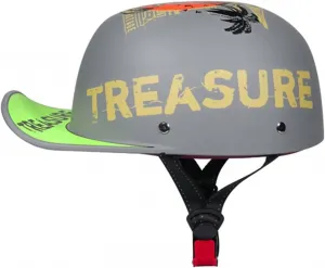 Винтажный мотоциклетный шлем с открытым лицом, ретро-бейсболка, полушлем для мужчин и женщин, для скутеров, мопедов, уличных круизеров, реактивных мотоциклов - сертифицирован DOT/ECE MTTKTTBD, a