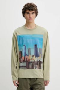 Хлопковая водолазка Hugo, зеленый