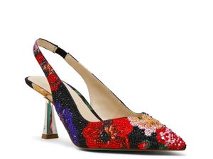 Туфли Betsey Johnson Mya Pump, Red Multicolor Floral