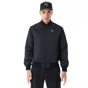 Куртка NE SATIN BOMBER JACKET New Era, цвет Schwarz