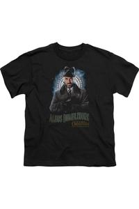 Футболка с коротким рукавом для детей "Фантастические твари 2: Дамблдор" Gildan, черный