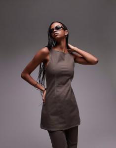 Резюме Платье А-силуэта коричневого цвета - часть комплекта Résumé