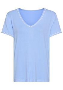 s.Oliver Пижамная рубашка в небесно-голубом цвете