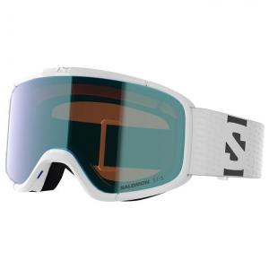 Горнолыжные очки aksium 2.0 s белые фото многослойные синие Salomon