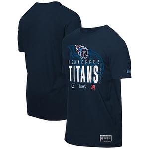 Мужская футболка Tennessee Titans для тренировочного лагеря 2025, цвет navy New Era