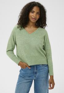 Джемпер Kaffe V-NECK, Sea Spray Melange/Green