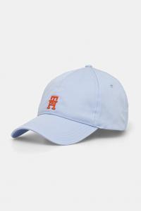 Хлопковая кепка с козырьком Tommy Hilfiger, синий