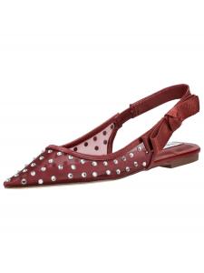 Балетки с ремешком STEVE MADDEN Olyvia-R, Cherry red