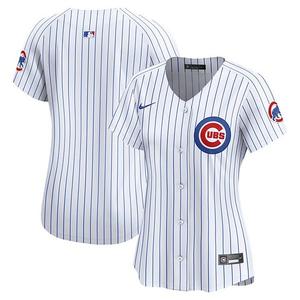 Женская белая бейсболка Chicago Cubs Home Limited Nike