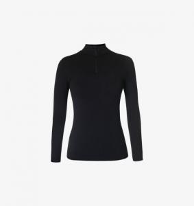 Топ из эластичной ткани с молнией Mindful Flex Sweaty Betty, черный