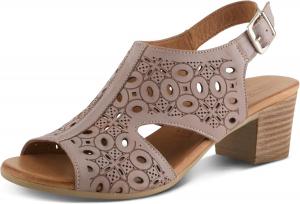 Женские кожаные сандалии Spring Step Kovach - удобные сандалии на пряжке для женщин, Taupe