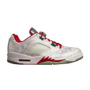 Кроссовки Air Jordan CLOT x Air Jordan 5 Retro Low 'White Silk 20th Anniversary', белый