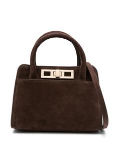Сумка-тоут из замши Fabiana Filippi, коричневый
