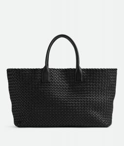 Сумка-шоппер Bottega Veneta, черный
