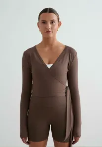 Бесшовный топ с длинными рукавами Aim’N, Brown