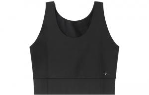 Спортивный топ с принтом логотипа Ea7 EMPORIO ARMANI, черный