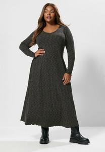 Платье Yours Clothing Day dress, Grey/Dark Grey