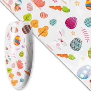 Пасхальная переводная фольга 100 см №2 MollyLac, Molly Lac