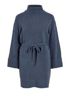 VILA Вязаное платье 'VIRolfie' в цвете Sapphire