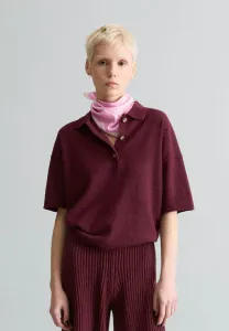 Австралийская мятая рубашка поло Marc O'Polo Denim, Merlot Red