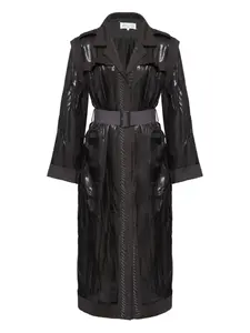 Платье-тренч с поясом MAISON MARGIELA, черный