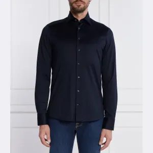 Рубашка узкого кроя Stenströms, синий