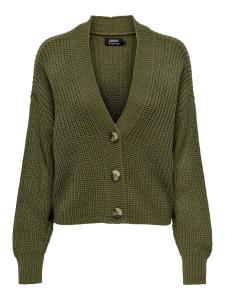 ONLY Кардиган 'ONLCarol' вязаный, оливковый