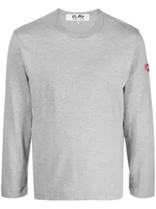 Футболка из коллаборации с the Artist Invader Comme Des Garçons Play, серый