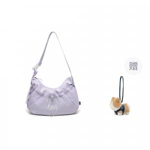 Lee Тканевая сумка через плечо, Light Purple+Brand Plush Pendant