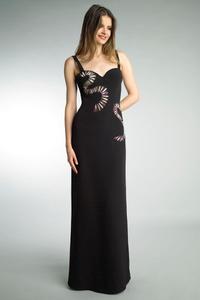 Вечернее платье на бретелях Basix черный Label, черный