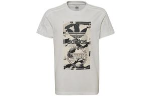 Детская футболка Adidas Originals, цвет Beige/Gray