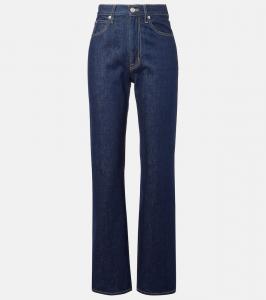 Лондонские прямые джинсы с высокой посадкой Slvrlake, Midnight Mile