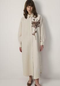 Платье Touché Privé TEXTURED EMBROIDERED, Natural/Beige