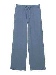 Широкие брюки Pull&Bear, дымчато-синий