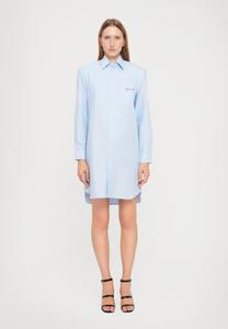 Платье Fiorucci LIGHT BLUE PADDED EMBROIDERED SHIRT DRESS, Light Blue