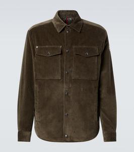 Пуховик Ambroisie из хлопкового вельвета Moncler, Moka