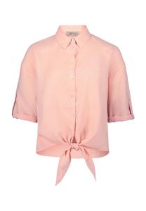 Льняная блузка с узлом рукава 3/4 Cartoon, оранжевый