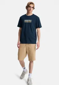 Футболка с принтом стартовой сетки для электромобиля Quiksilver, Dark Blue