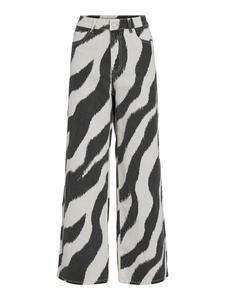 Обычные джинсы VILA FREYA, черный/белый