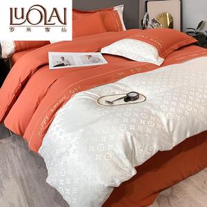 LUOLAI HOME Комплект постельного белья 1,5 м, 4 предмета, пододеяльник 200x230 см