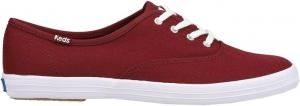 Женские кроссовки Keds Champion с шнуровкой для сезона, бордовый