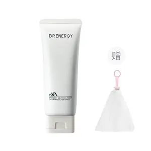 Очищающее молочко для лица Amine Skin New Qu: успокаивающее, увлажняющее, регулирующее выработку кожного сала, 100 г/100 г*2/100 г*3 Dr Energy, cleanser cream 100g with free foaming nets